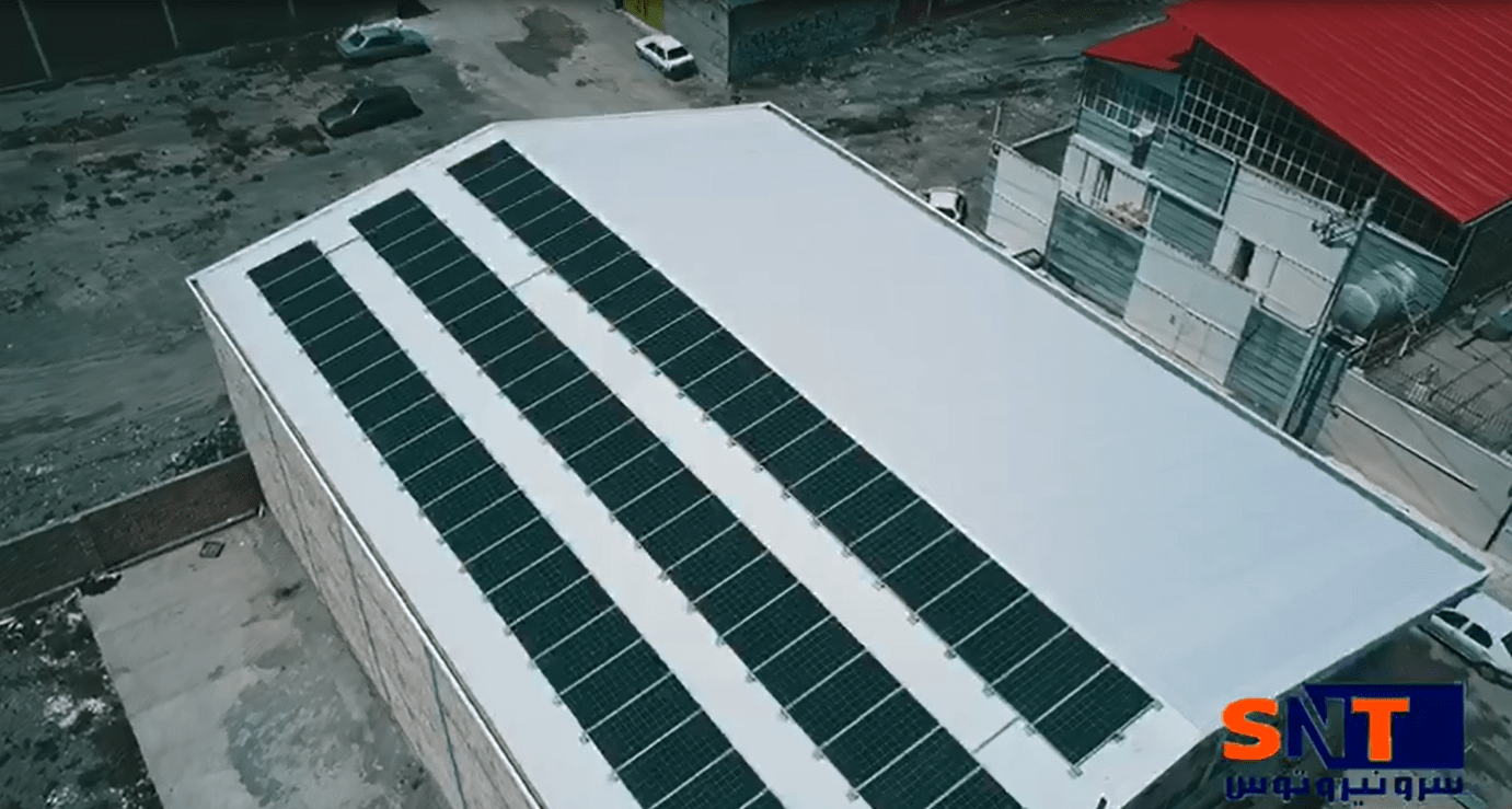 نیروگاه خورشیدی 20KW شماره 2 شرکت سرونیرو توس